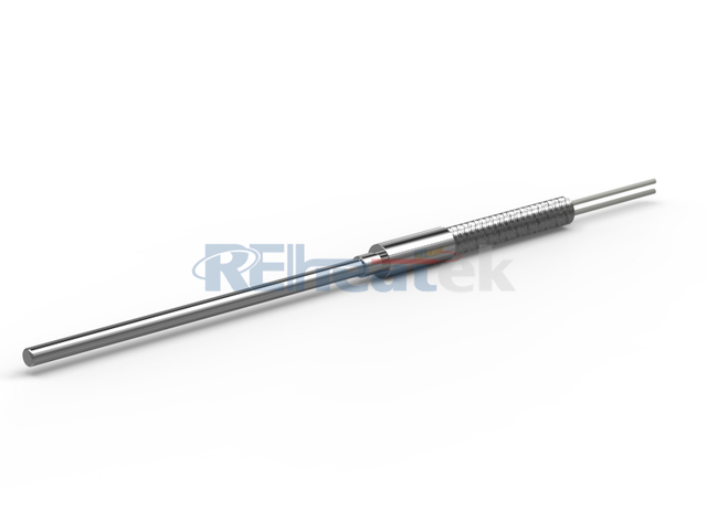 Thermocouple -sonde met staalslang