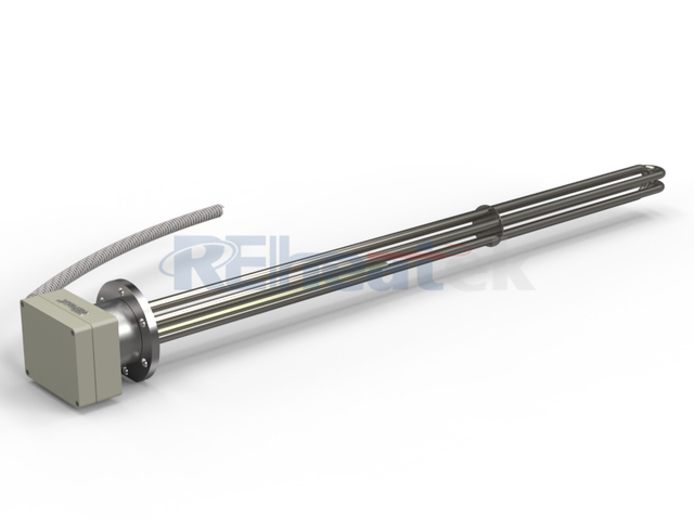 Flange kuzamisha heater na thermostat