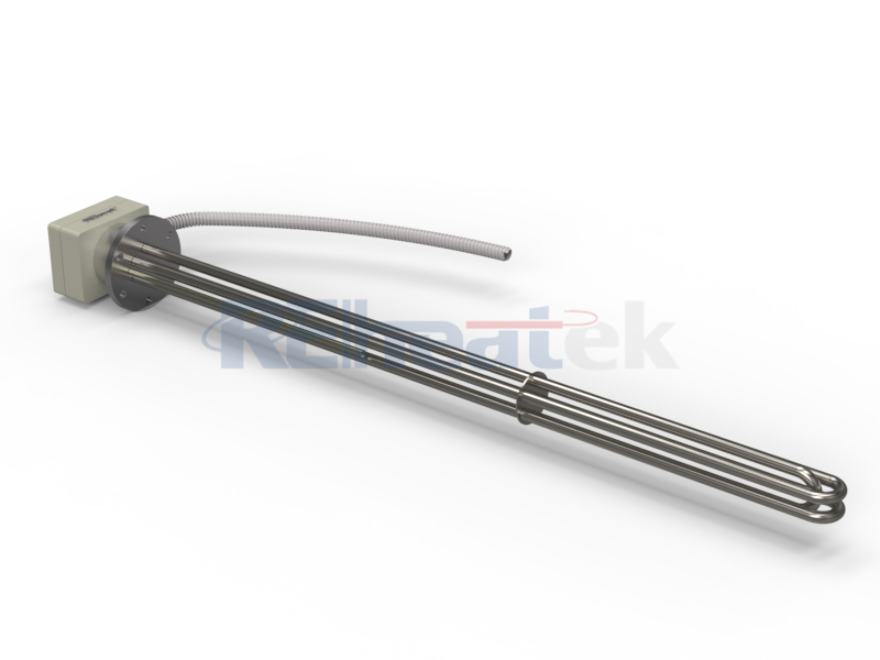 Flange Immersion Heater ກັບ Thermostat