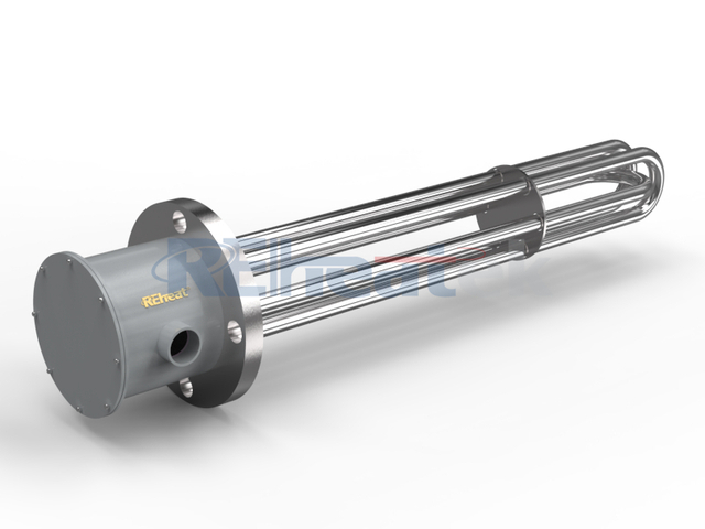 3-kipengee flange kuzamisha heater kwa tank