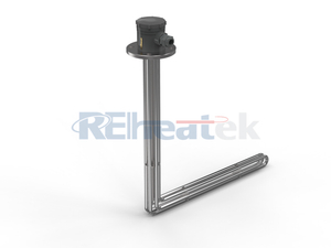 3-Element L-formet Flange Immersion Heater