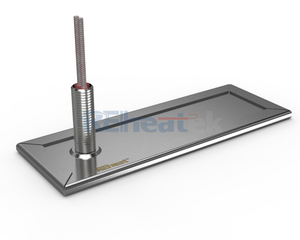 সারফেস লিড এবং ইস্পাত পায়ের পাতার মোজাবিশেষ সঙ্গে স্ট্রিপ হিটার